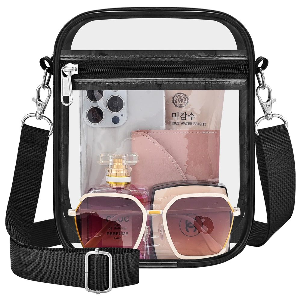 Clear Bag Stadium Aroved Clear Purse Transparent Crossbody Bag V :O